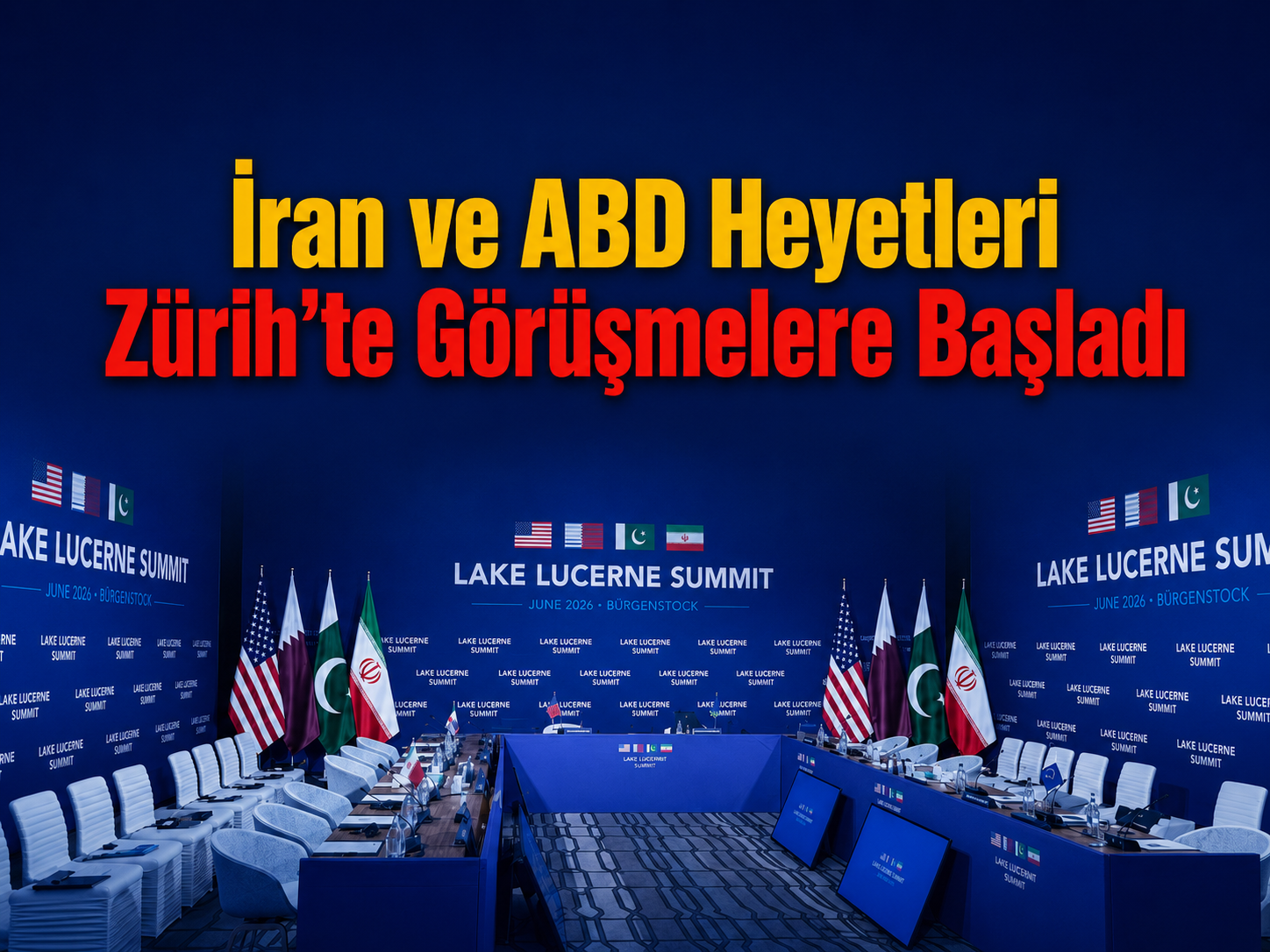 İran ve ABD Heyetleri Zürih’te Görüşmelere Başladı