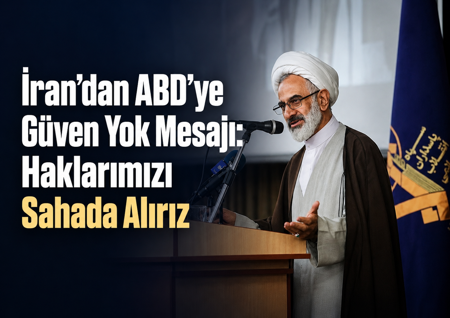Hacı Sadıki: İran Halkı Müzakerecilerine Güveniyor, Amerika’ya Değil
