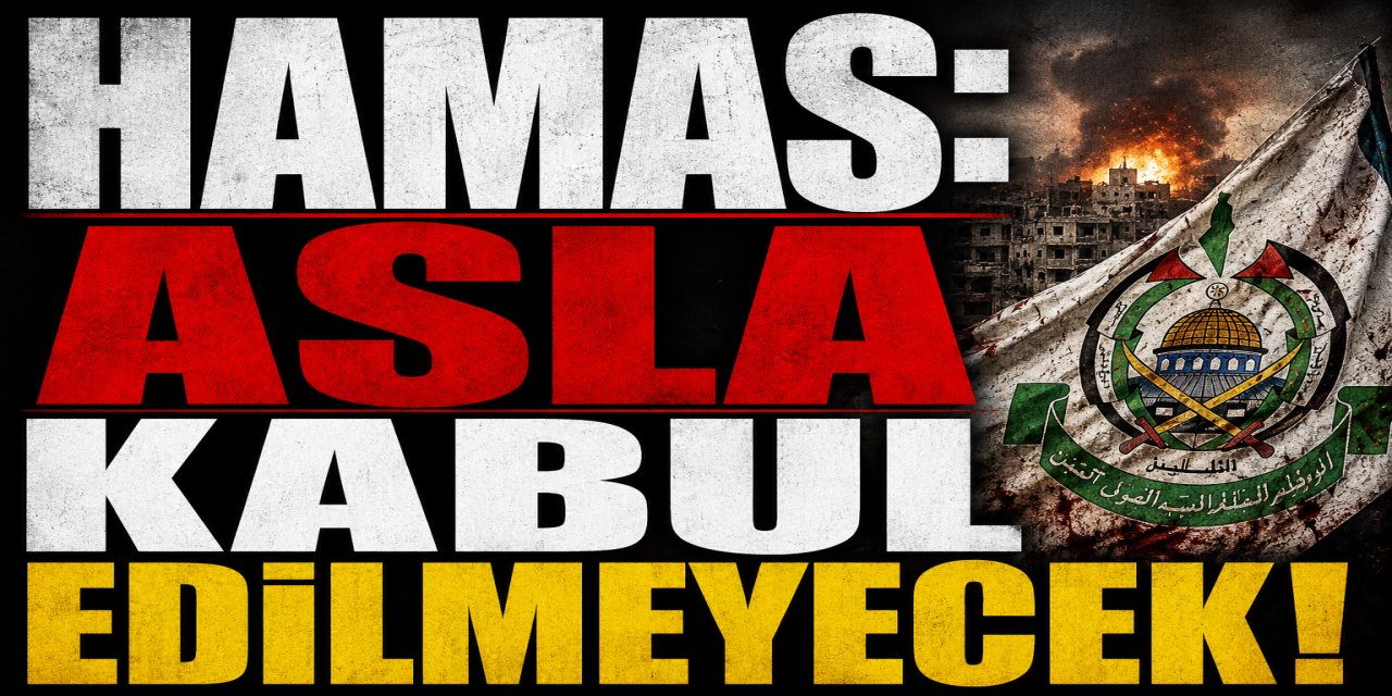 HAMAS: Müzakerelerin direnişin silahlarıyla sınırlanması kabul edilemeyecek!