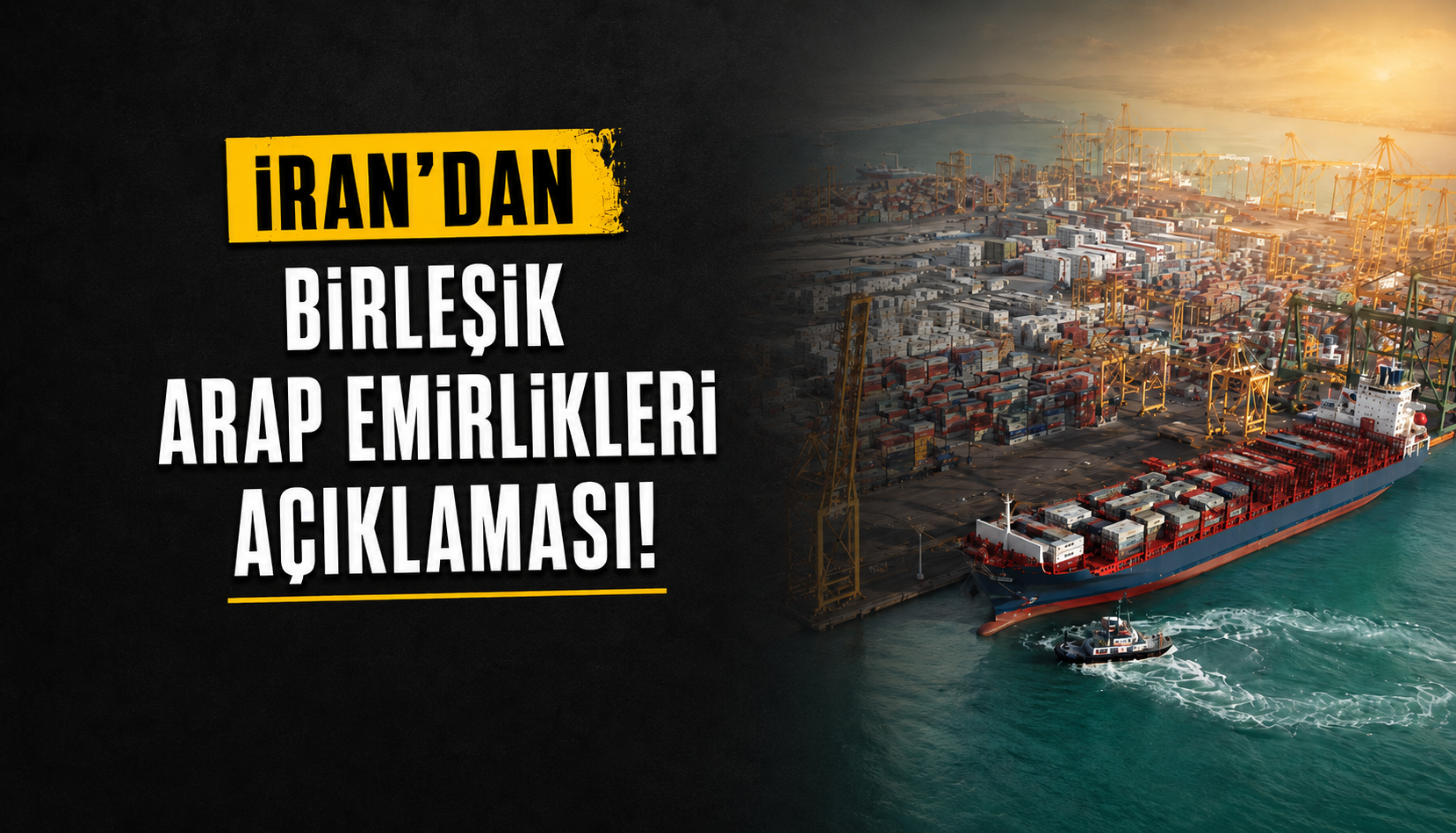 İran ile BAE Arasındaki Ticaret Yeniden Başladı