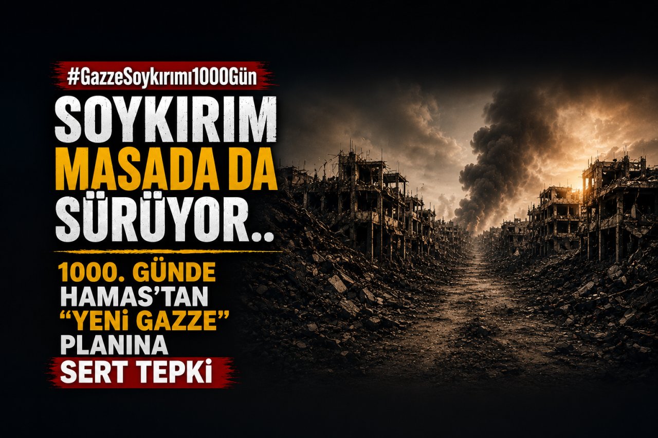 Soykırım masada da sürüyor.. 1000. günde Hamas'tan "Yeni Gazze" planına sert tepki