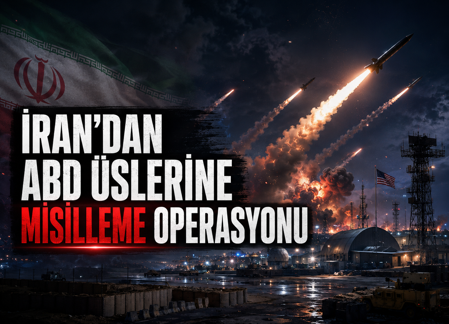 İran’dan ABD Üslerine Misilleme Operasyonu