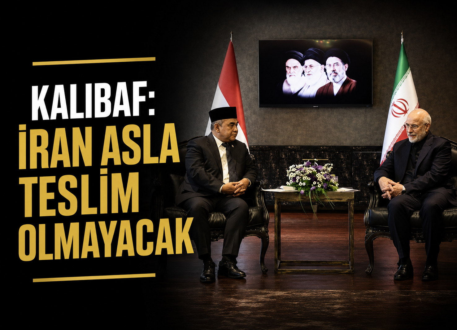 Kalibaf: Bu savaş asla İran’ın teslimiyetiyle sona ermeyecek