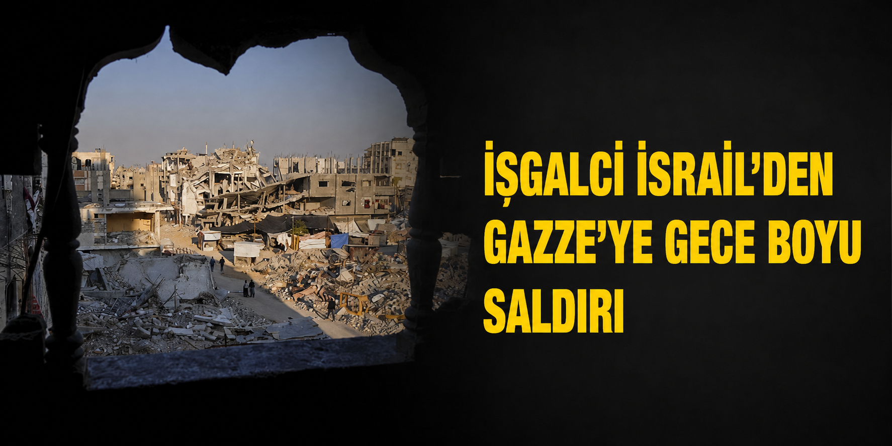 İşgalci İsrail Katliam Yaptı.