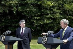 Bush, Brown İle Görüştü