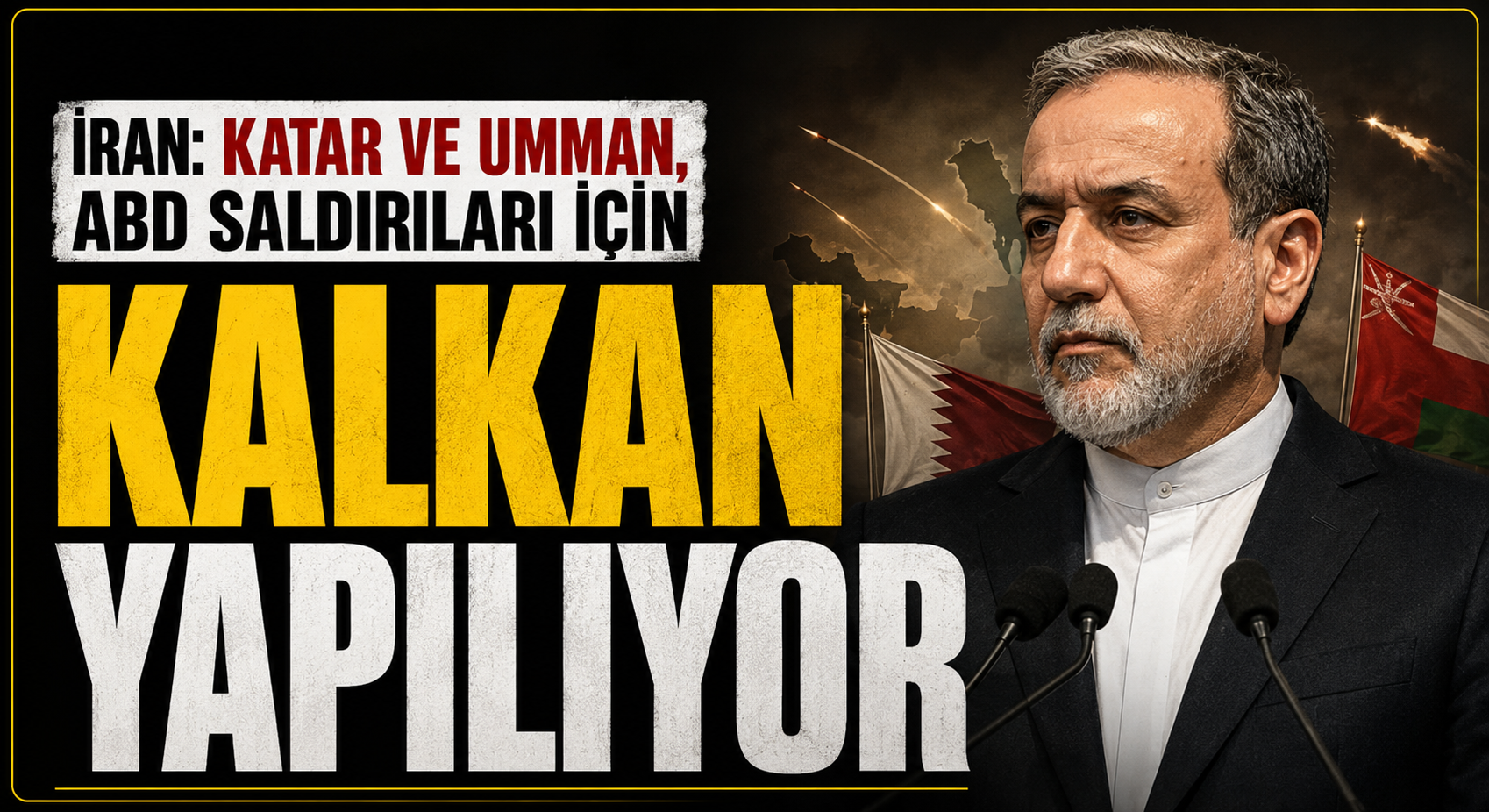İran: Katar ve Umman, ABD saldırıları için kalkan yapılıyor