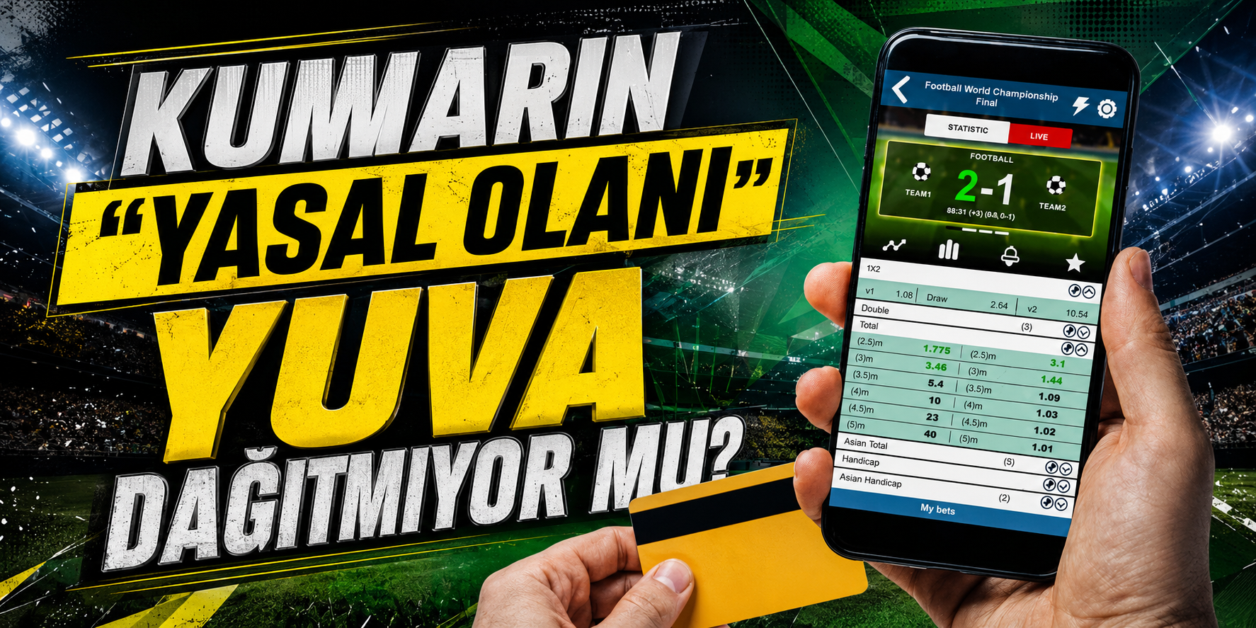 Kumarın ''yasal olanı'' yuva dağıtmıyor mu?