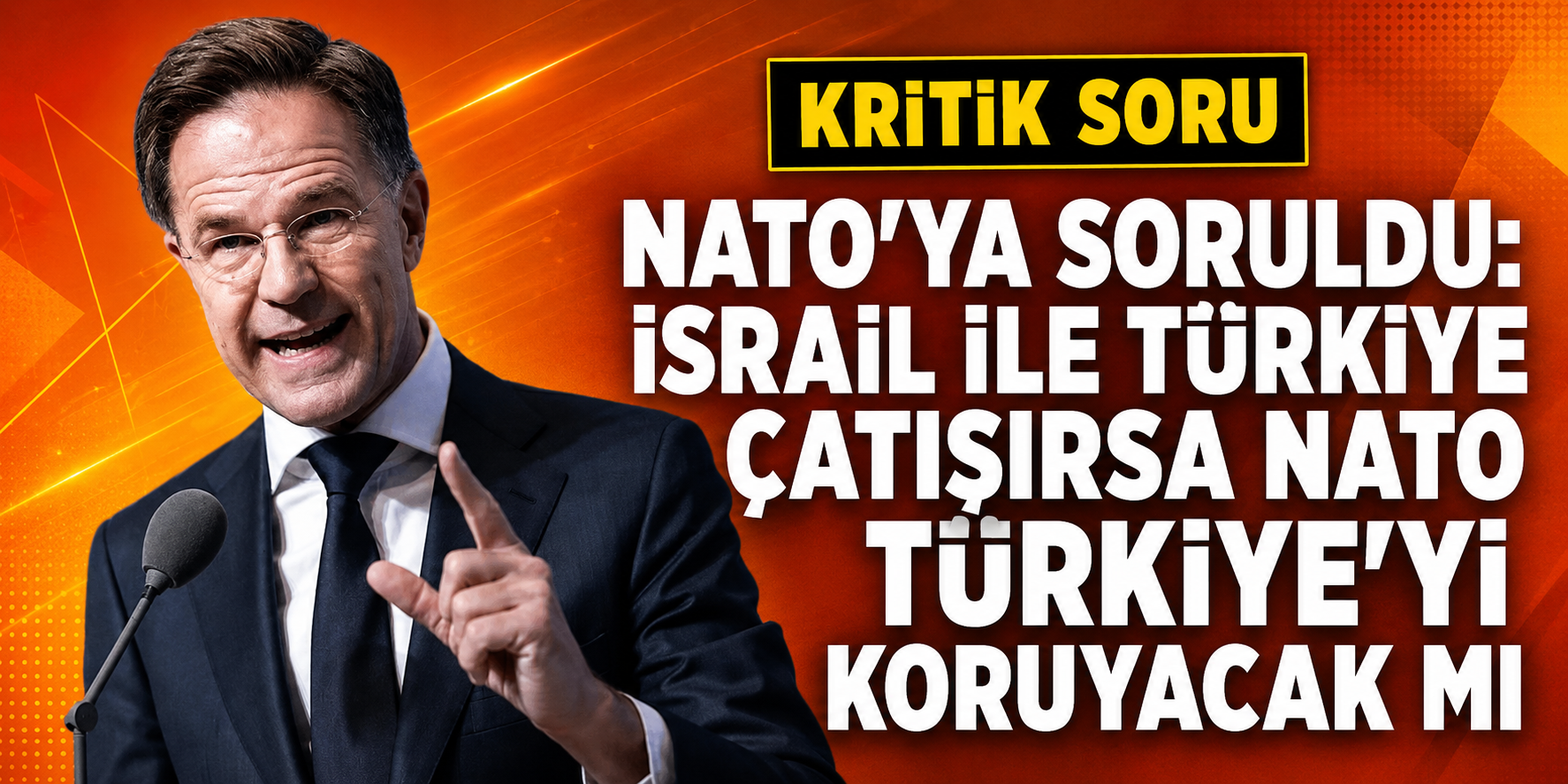 NATO'ya soruldu: israil ile Türkiye çatışırsa NATO Türkiye'yi koruyacak mı?