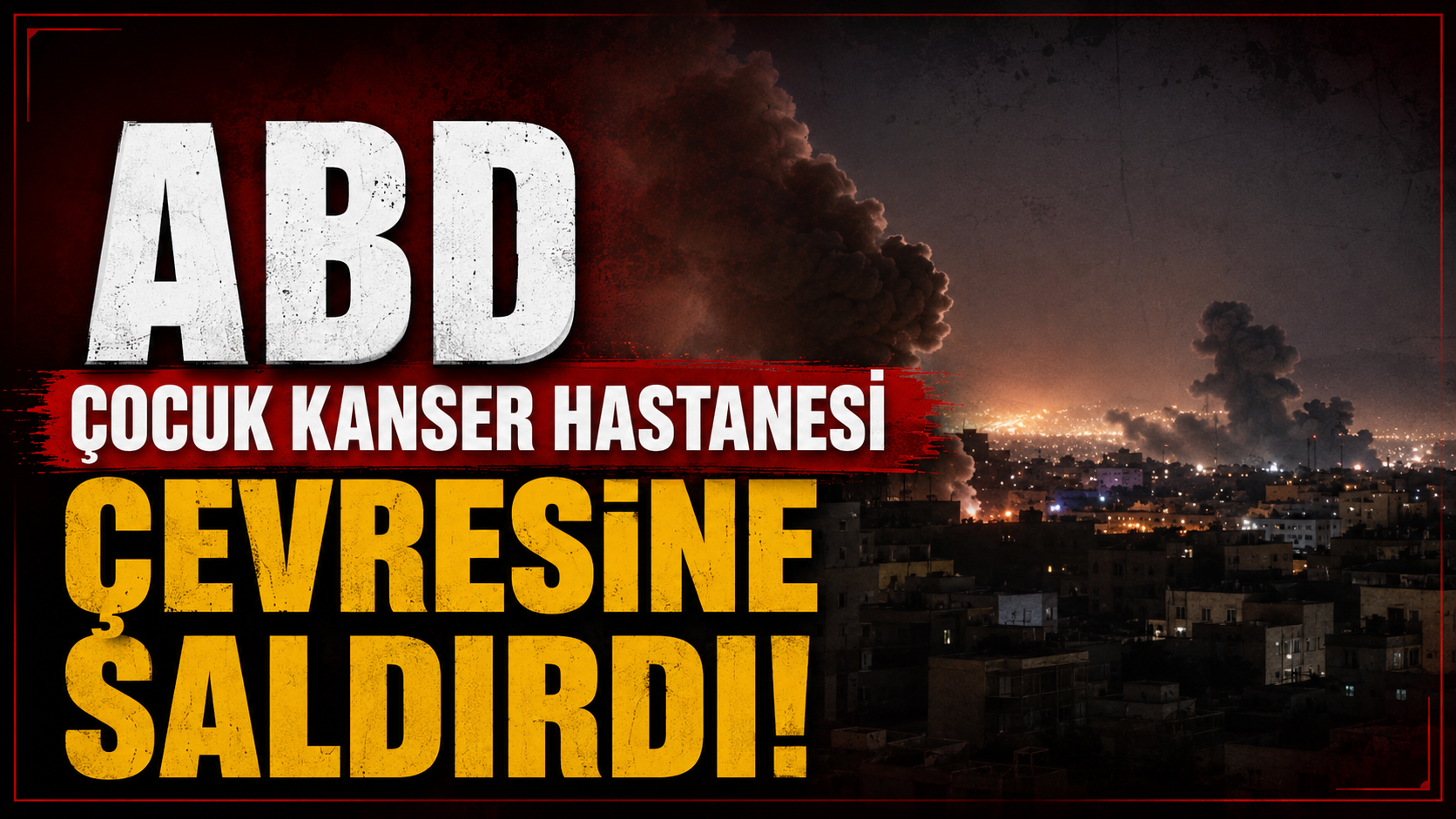 ABD çocuk kanser hastanesi çevresine saldırdı!