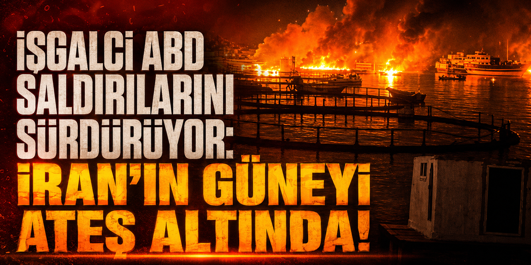 ABD’DEN İRAN’A DOKUZUNCU GECE SALDIRISI: 8 ŞEHİR HEDEF ALINDI