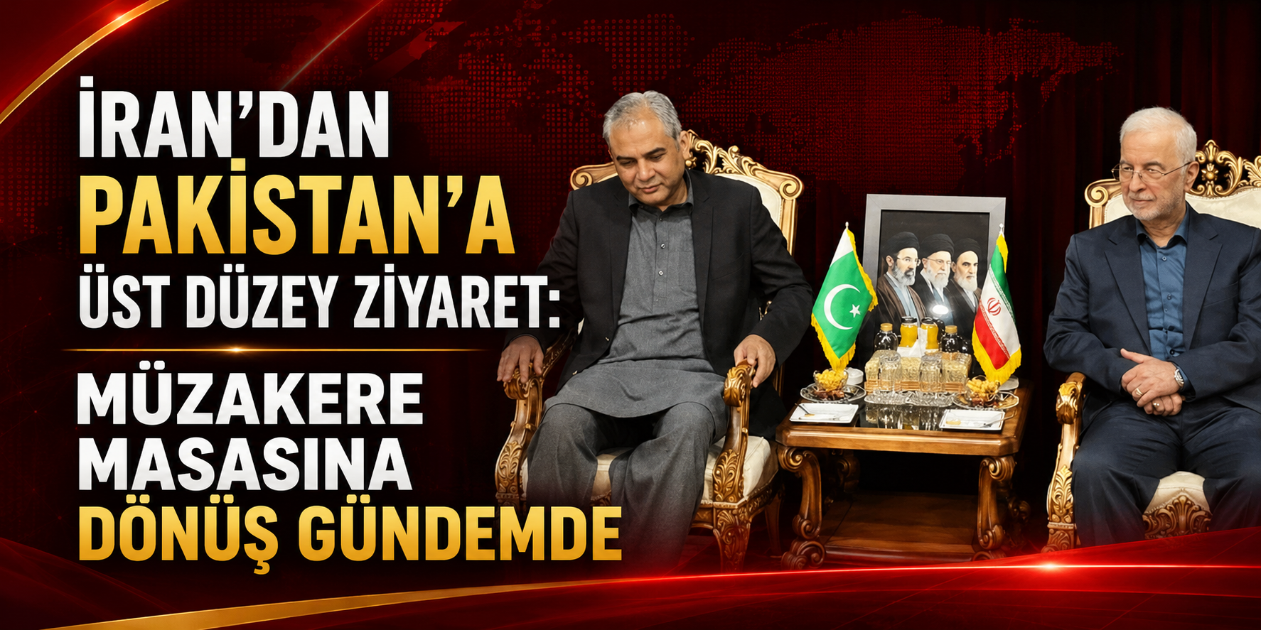 İRAN’DAN PAKİSTAN’A ÜST DÜZEY ZİYARET: MÜZAKERE MASASINA DÖNÜŞ GÜNDEMDE