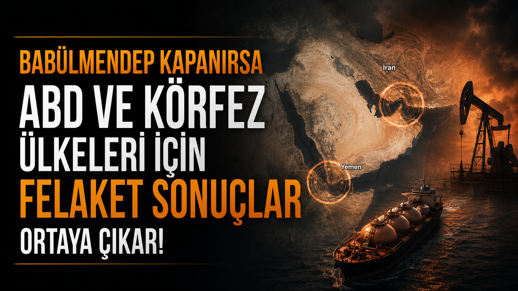 Babülmendep Kapanırsa ABD ve Körfez Ülkeleri İçin Felaket Sonuçlar Ortaya Çıkar!