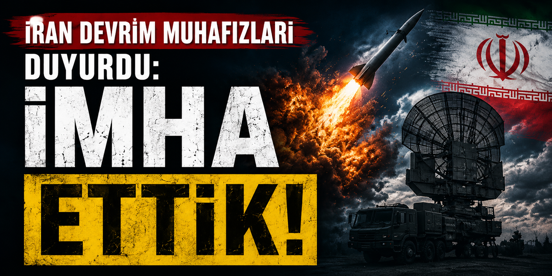 İran Devrim Muhafızları duyurdu: İmha ettik!