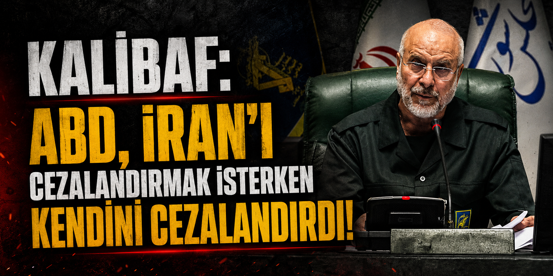 Kalibaf: ABD, İran'ı cezalandırmak isterken kendini cezalandırdı!