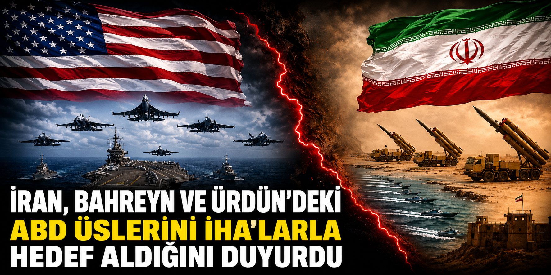 İran, Bahreyn ve Ürdün’deki ABD üslerini İHA’larla hedef aldığını duyurdu