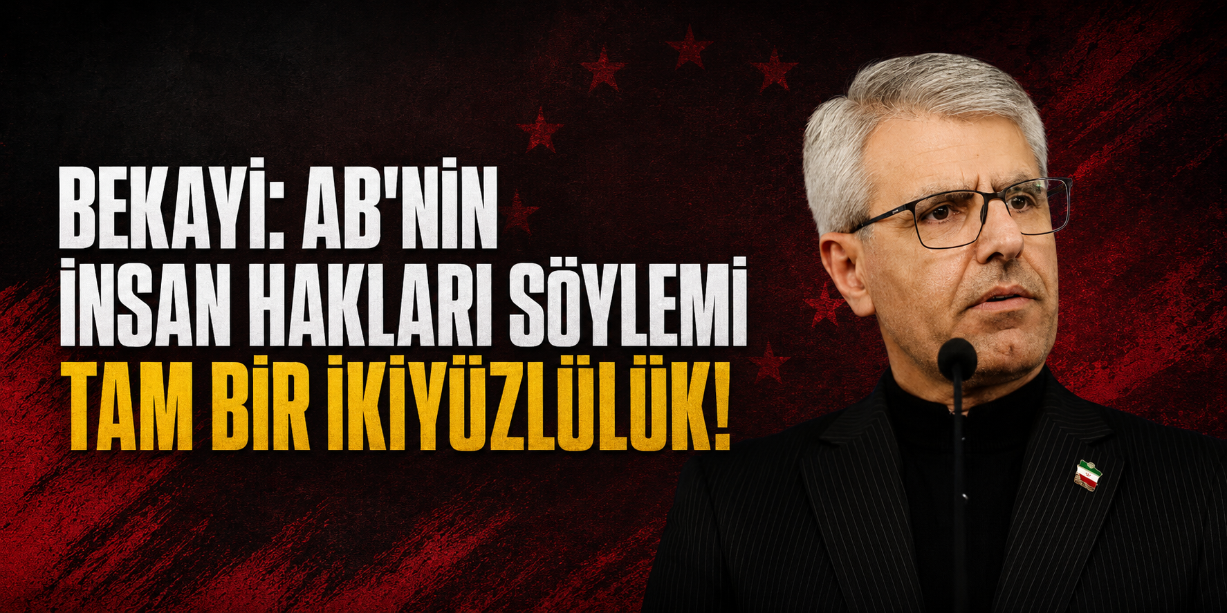 İRAN’DAN AB’YE: İRANLI ÇOCUKLAR ÖLDÜRÜLÜRKEN SUSTUNUZ