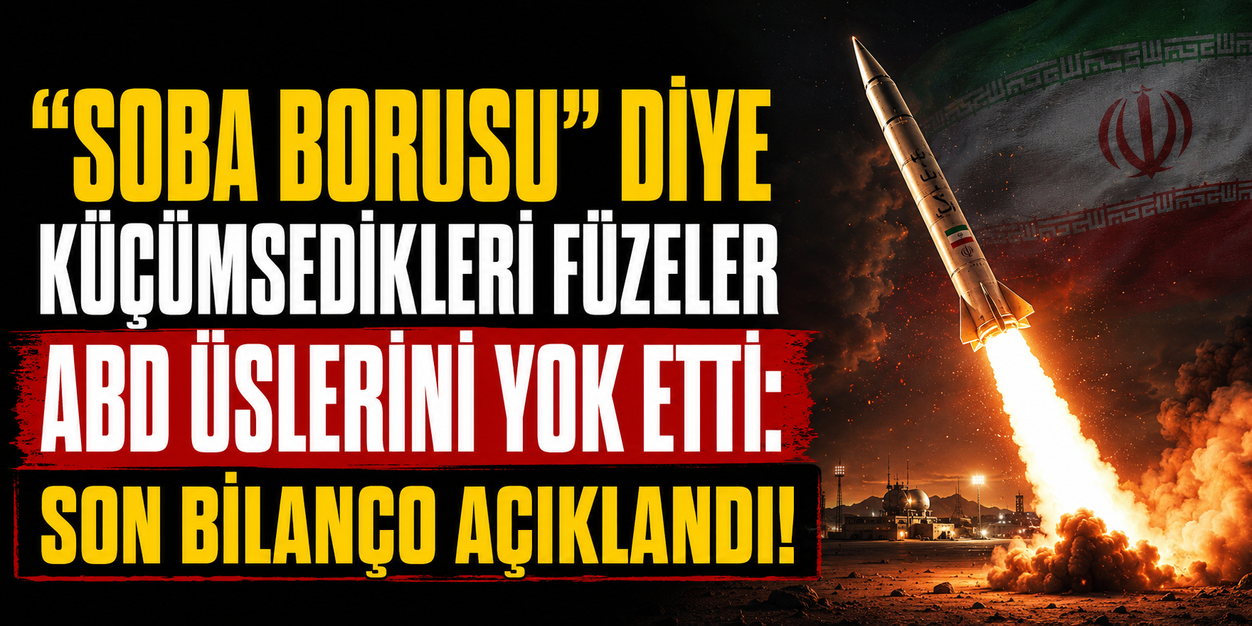 SOBA BORUSU DEĞİL, ABD’NİN KÂBUSU!