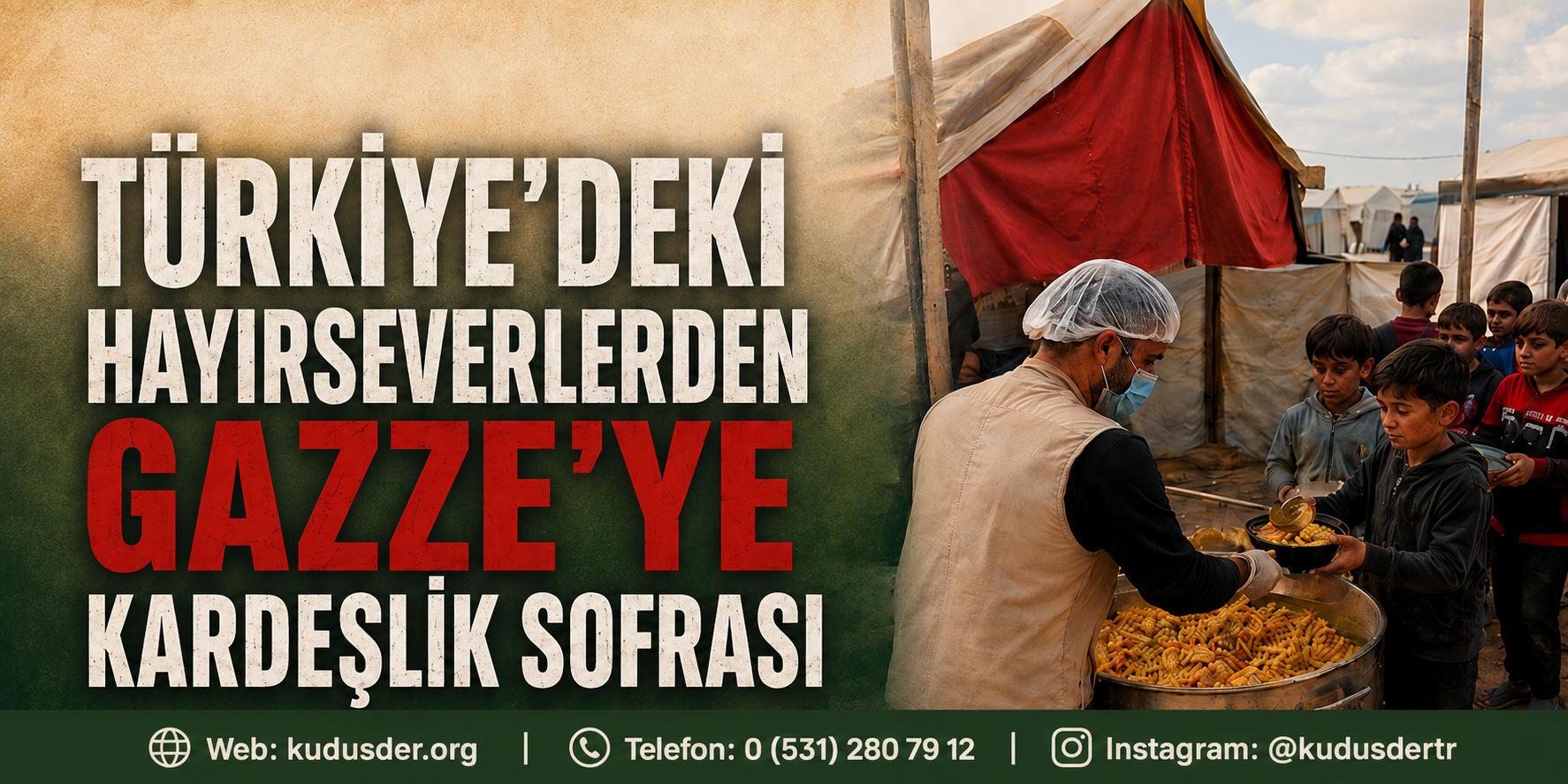 Hz. Fatıma Mutfağı’ndan Gazze’ye Sıcak Yemek Desteği