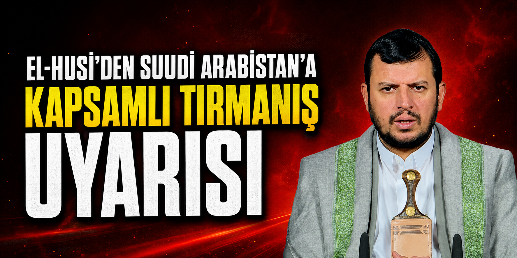 Ensarullah Lideri el-Husi: Kapsamlı tırmanışa kapsamlı tırmanışla karşılık vereceğiz