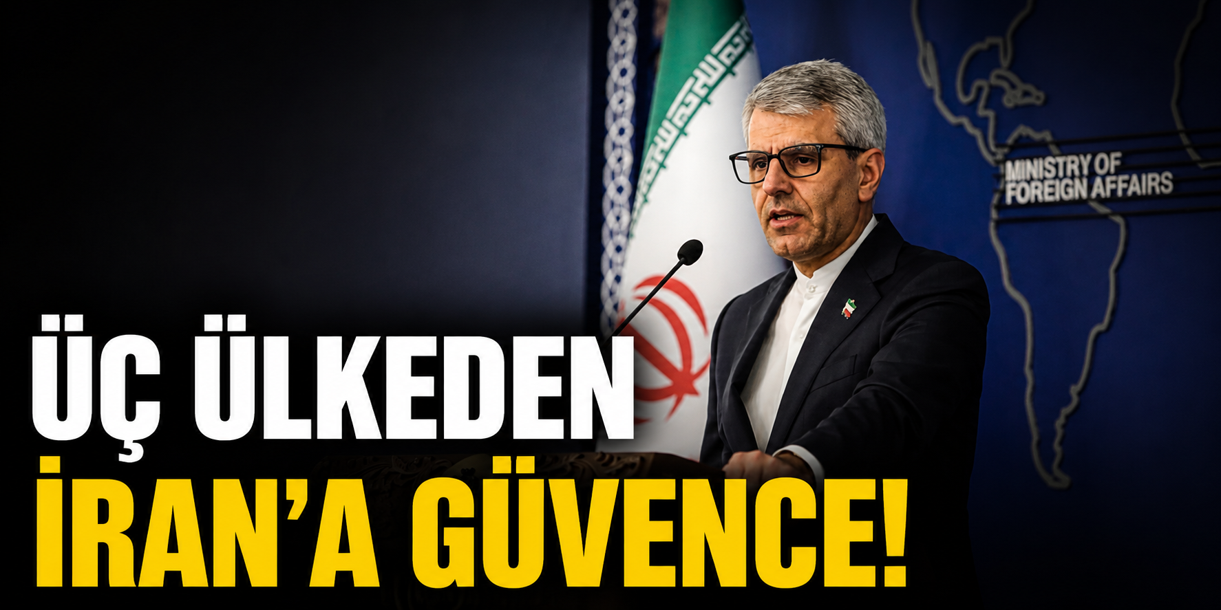 Üç ülkeden İran'a güvence!