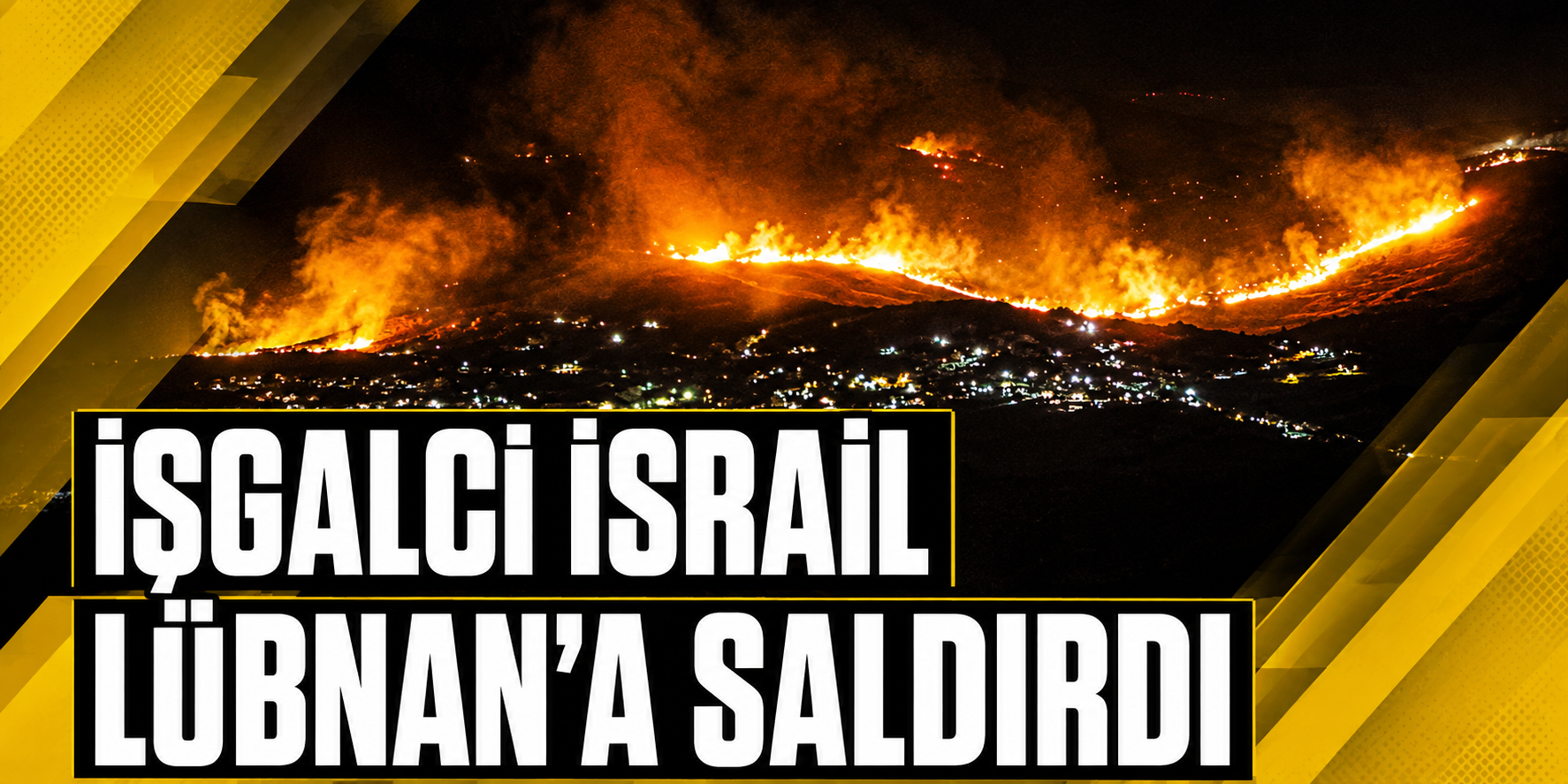 İŞGALCİ İSRAİL’DEN GÜNEY LÜBNAN’A GECE BOYU SALDIRI