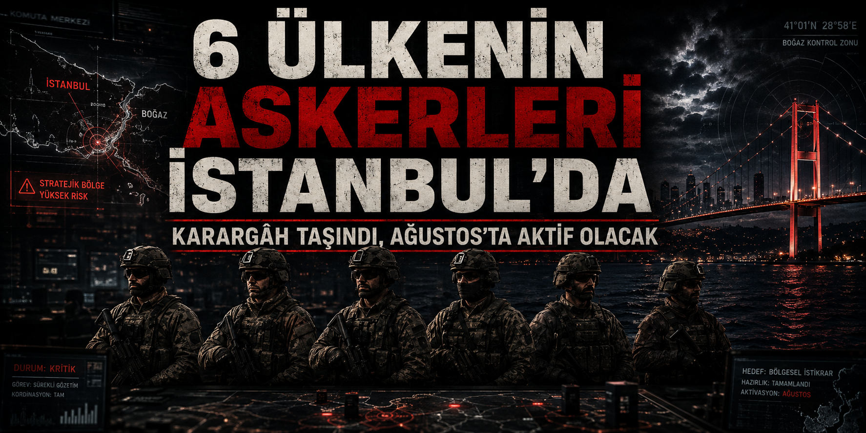 6 ÜLKENİN ASKERLERİ İSTANBUL’DA: ÇOK ULUSLU ASKERÎ KARARGÂH NEDEN TÜRKİYE’YE TAŞINDI?