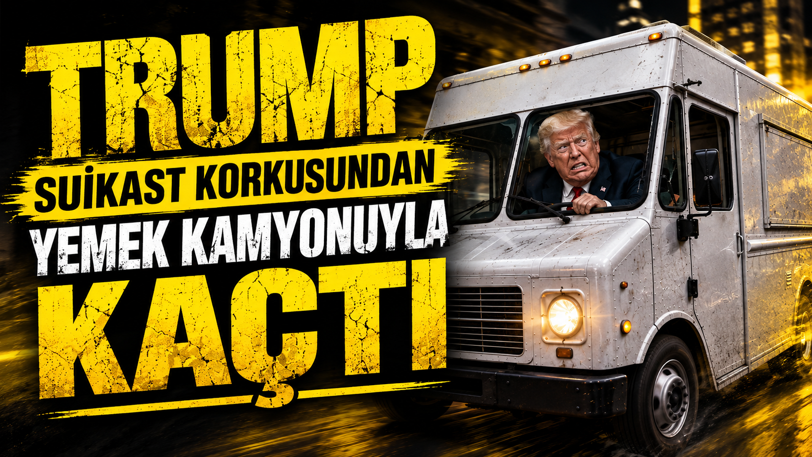 Washington Post: Trump suikast korkusundan yemek kamyonuyla kaçtı