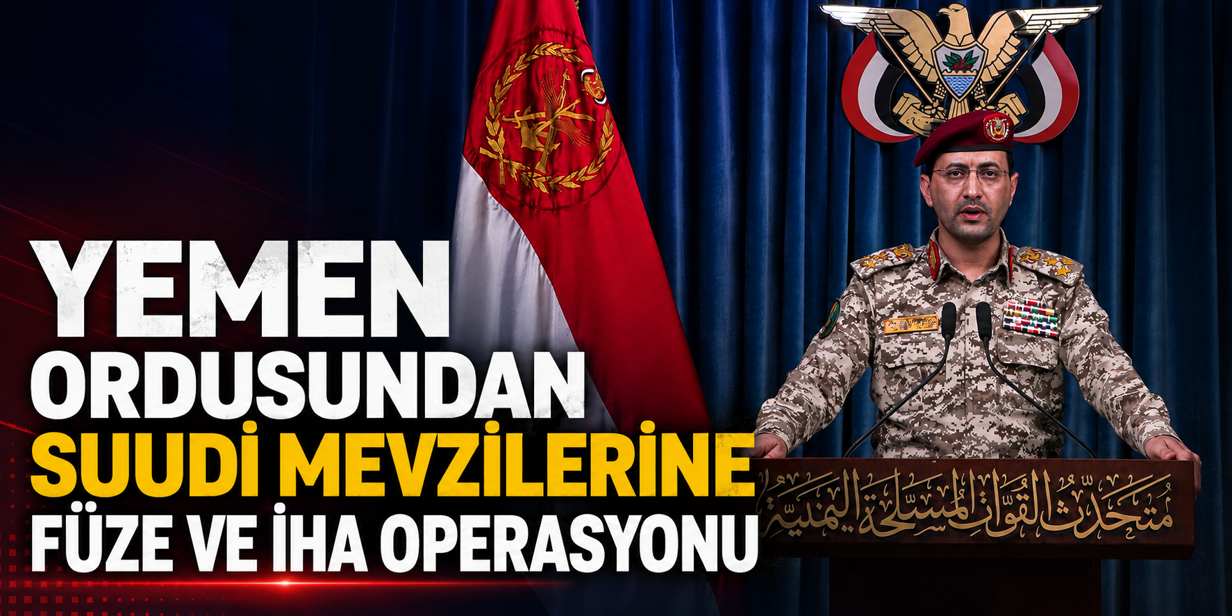Yemen ordusundan Suudi mevzilerine füze ve İHA dalgası