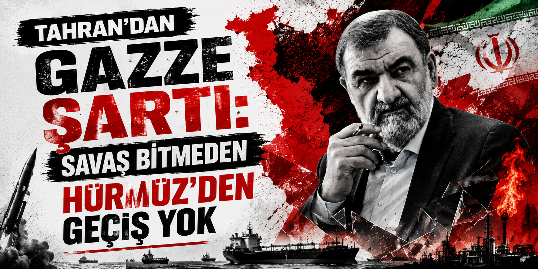 TAHRAN’DAN GAZZE ŞARTI: SAVAŞ BİTMEDEN HÜRMÜZ’DEN GEÇİŞ YOK