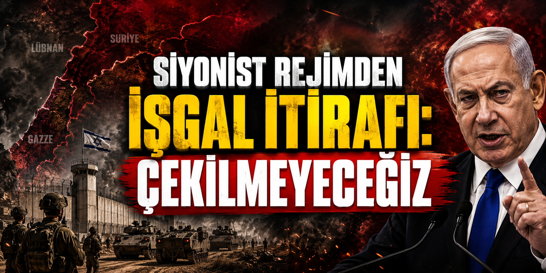 İşgalci Siyonistler:  Gazze, Lübnan ve Suriye'den Çekilmeyeceğiz