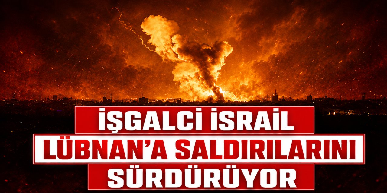 İşgalci İsrail Lübnan'a Saldırıyor