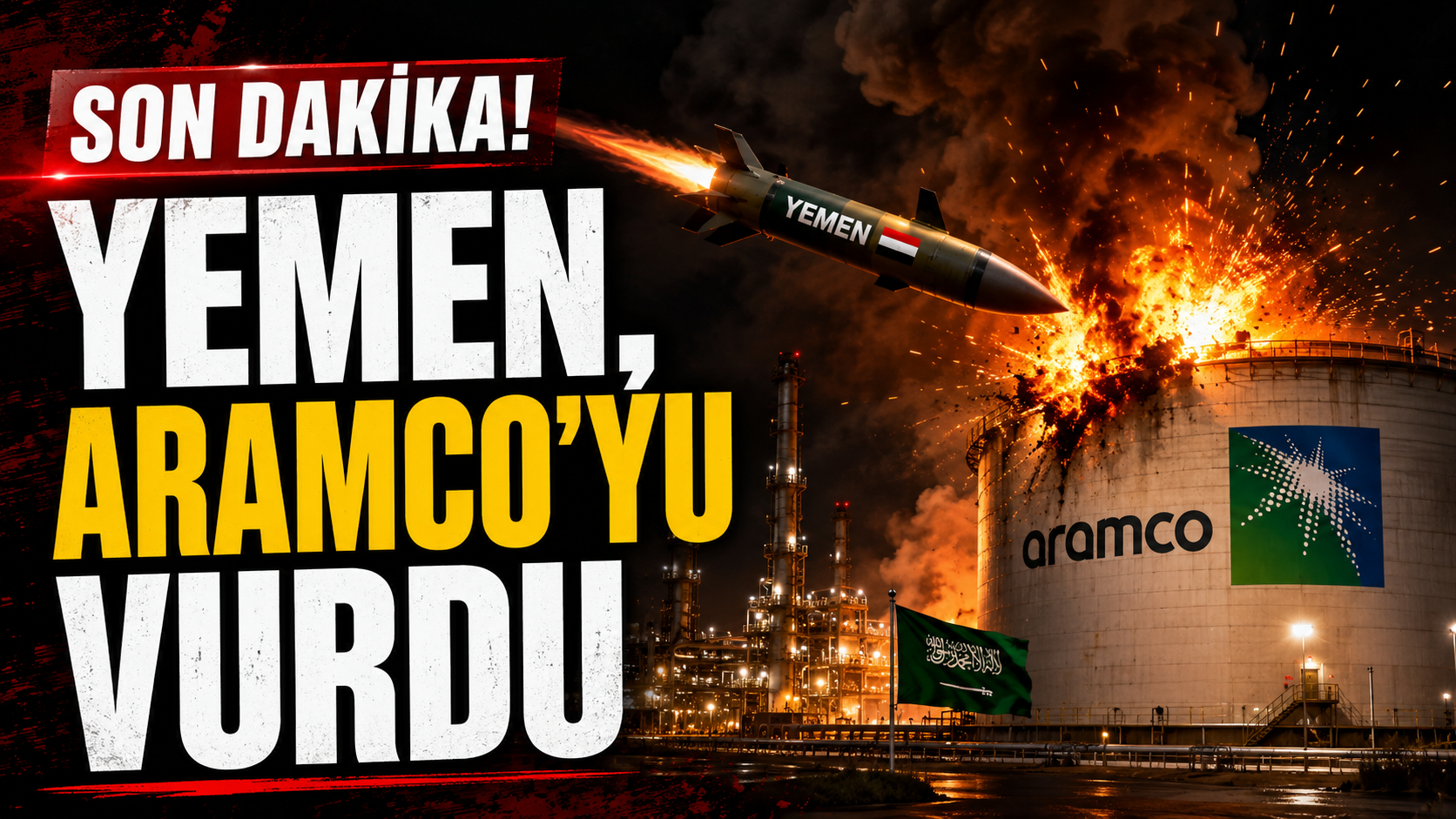 Yemen, Aramco'yu vurdu