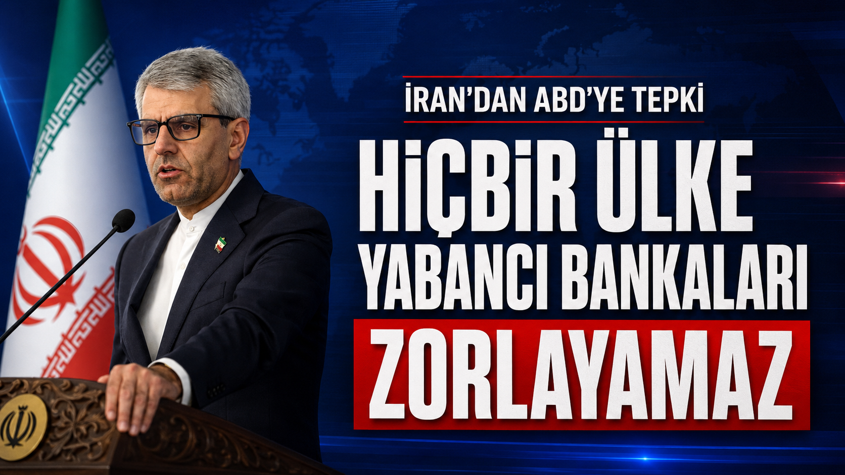 İran'dan ABD'ye tepki: "Hiçbir ülke yabancı bankaları zorlayamaz"