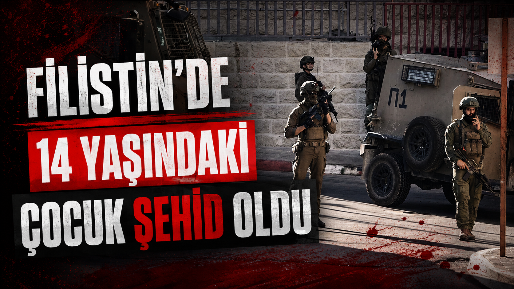 İşgal Ordusunun Nablus Baskınında 14 Yaşındaki Filistinli Çocuk Şehit Oldu