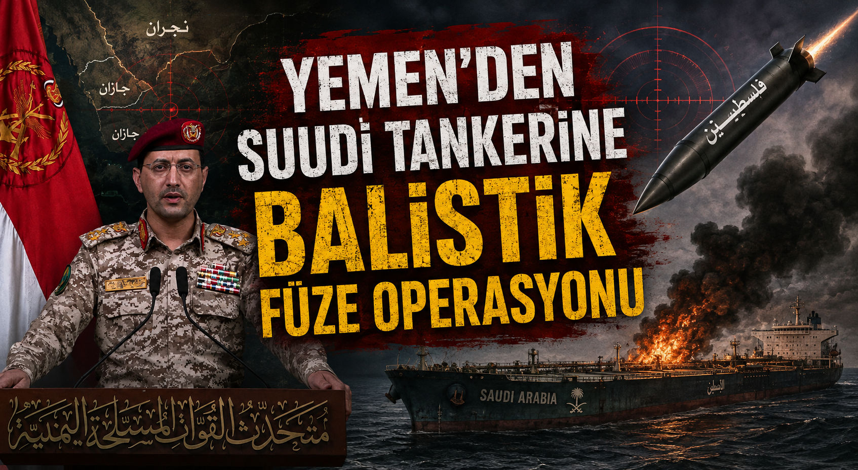 Yemen'den Suudi tankerine balistik füze operasyonu