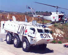 Lübnan'da BM Mayına Bastı