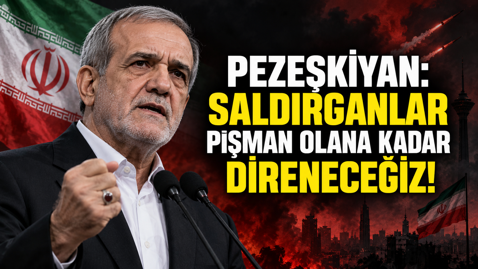PEZEŞKİYAN: SALDIRGANLAR PİŞMAN OLANA KADAR DİRENİŞİMİZİ SÜRDÜRECEĞİZ