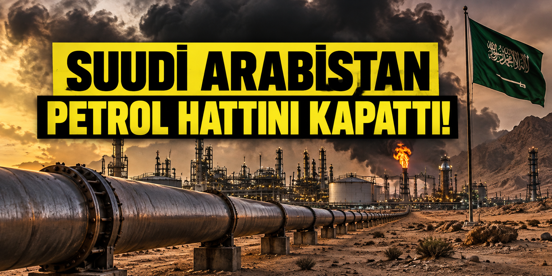 SUUDİ ARABİSTAN HAYATİ ÖNEME SAHİP “DOĞU-BATI” PETROL BORU HATTINI KAPATTI