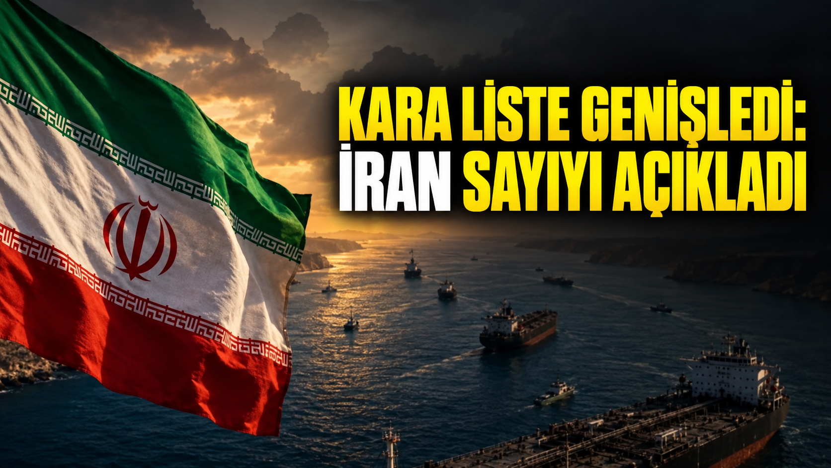 İran, şu ana kadar kara listeye aldıkları gemi sayısını açıkladı