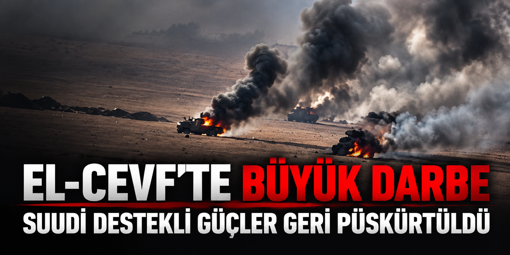 YEMEN ASKERİ MEDYASI EL-CEVF’TE İLERLEYİŞ GÖRÜNTÜLERİNİ YAYIMLADI