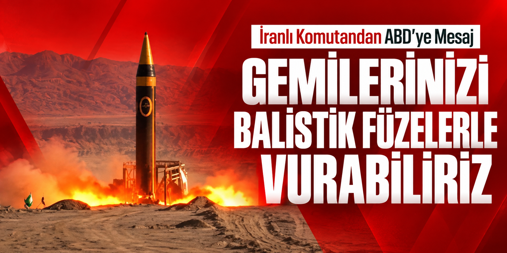 İran'dan ABD'ye balistik füze tehdidi!