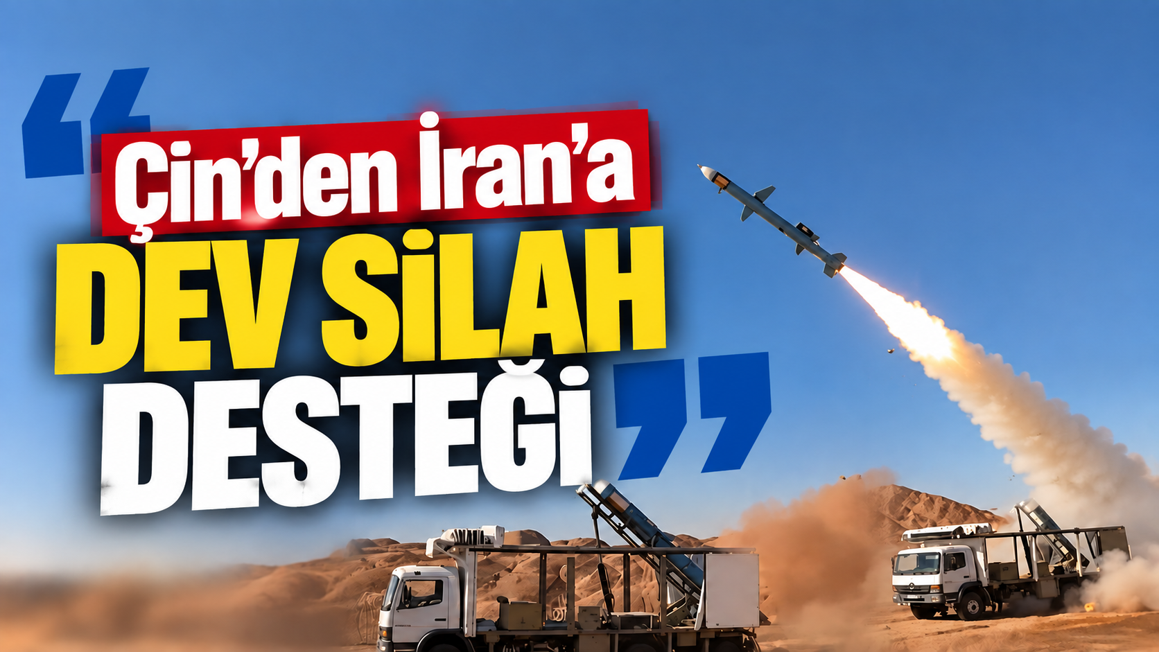 Çin'den İran'a dev silah desteği
