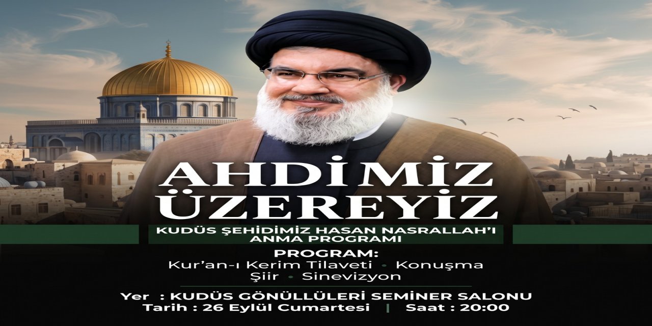 Hasan Nasrallah İçin İstanbul’da Anma Programı Düzenlenecek