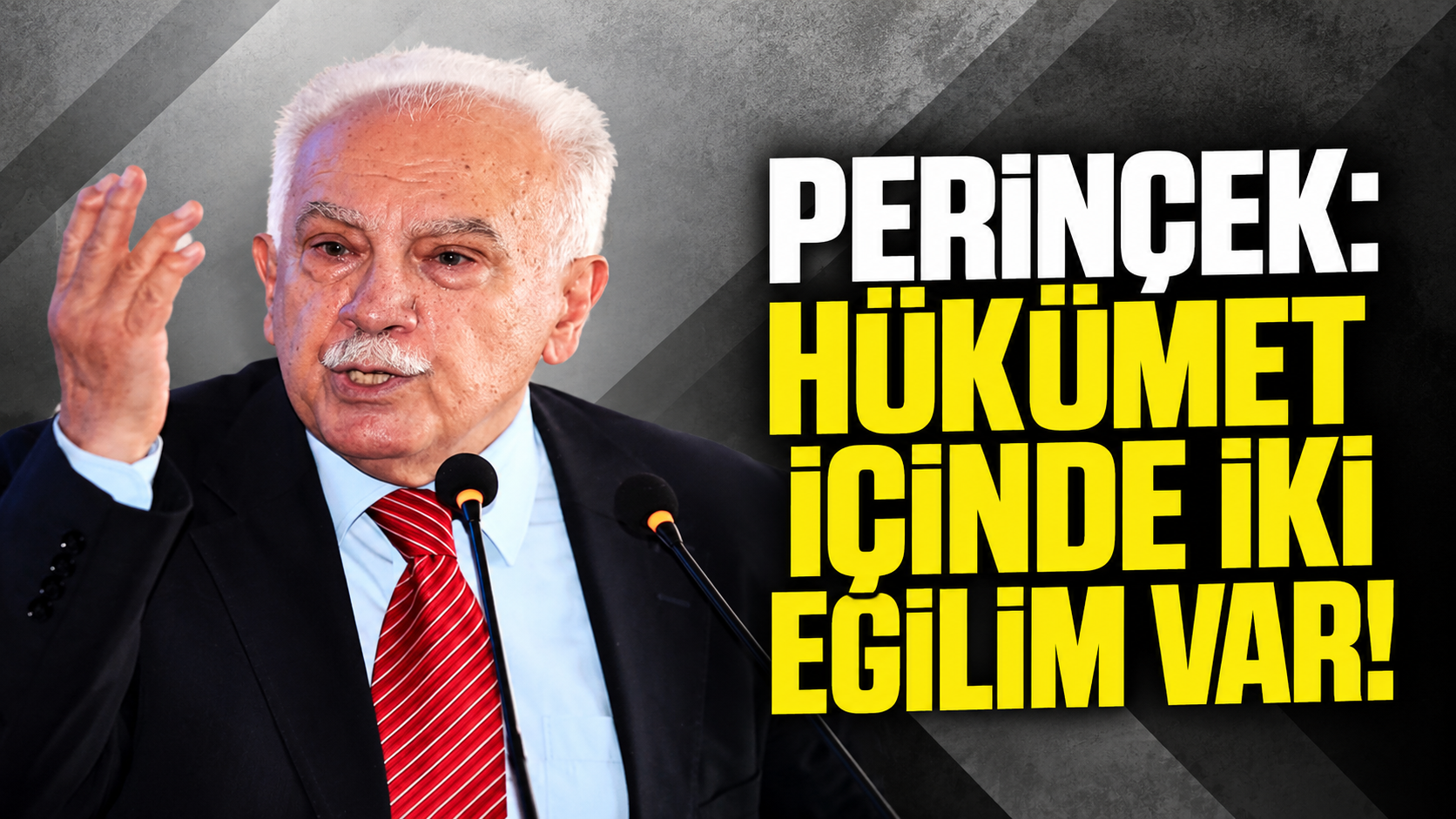Perinçek: Hükümet içinde iki eğilim var!