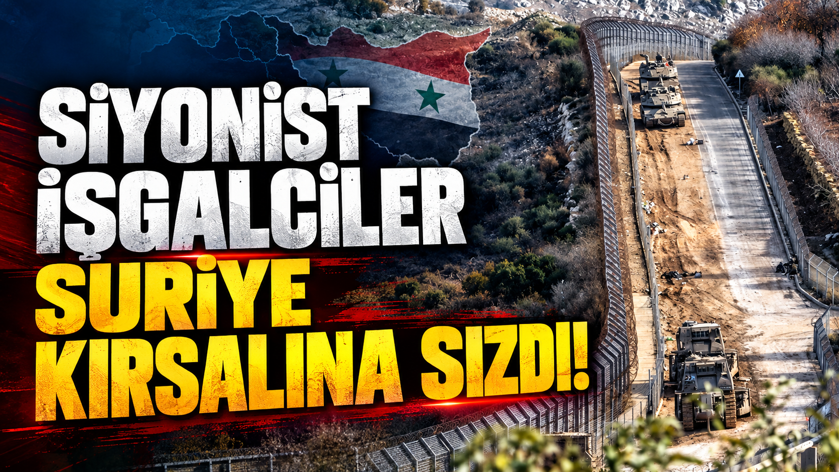 Siyonist işgalciler Suriye kırsalına sızdı