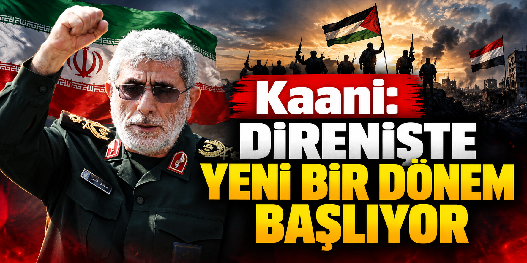 Kaani: Direnişte yeni bir dönem başlıyor