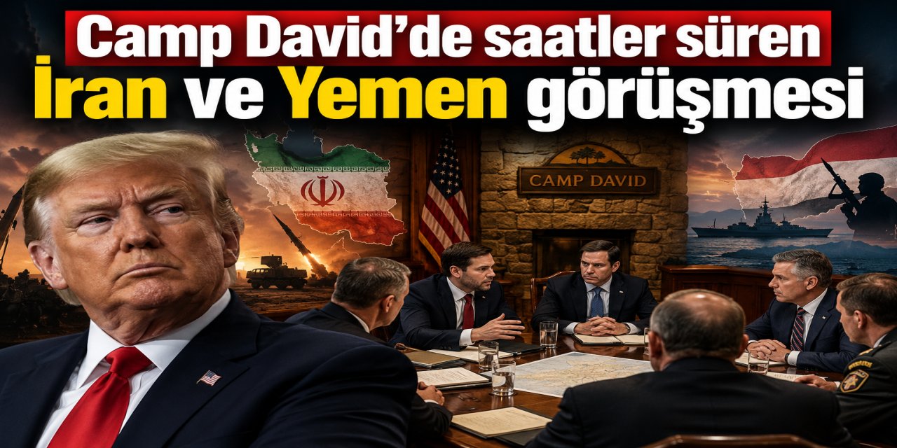 İşgalci ABD’de İran ve Yemen gündemli gizli Camp David toplantısı