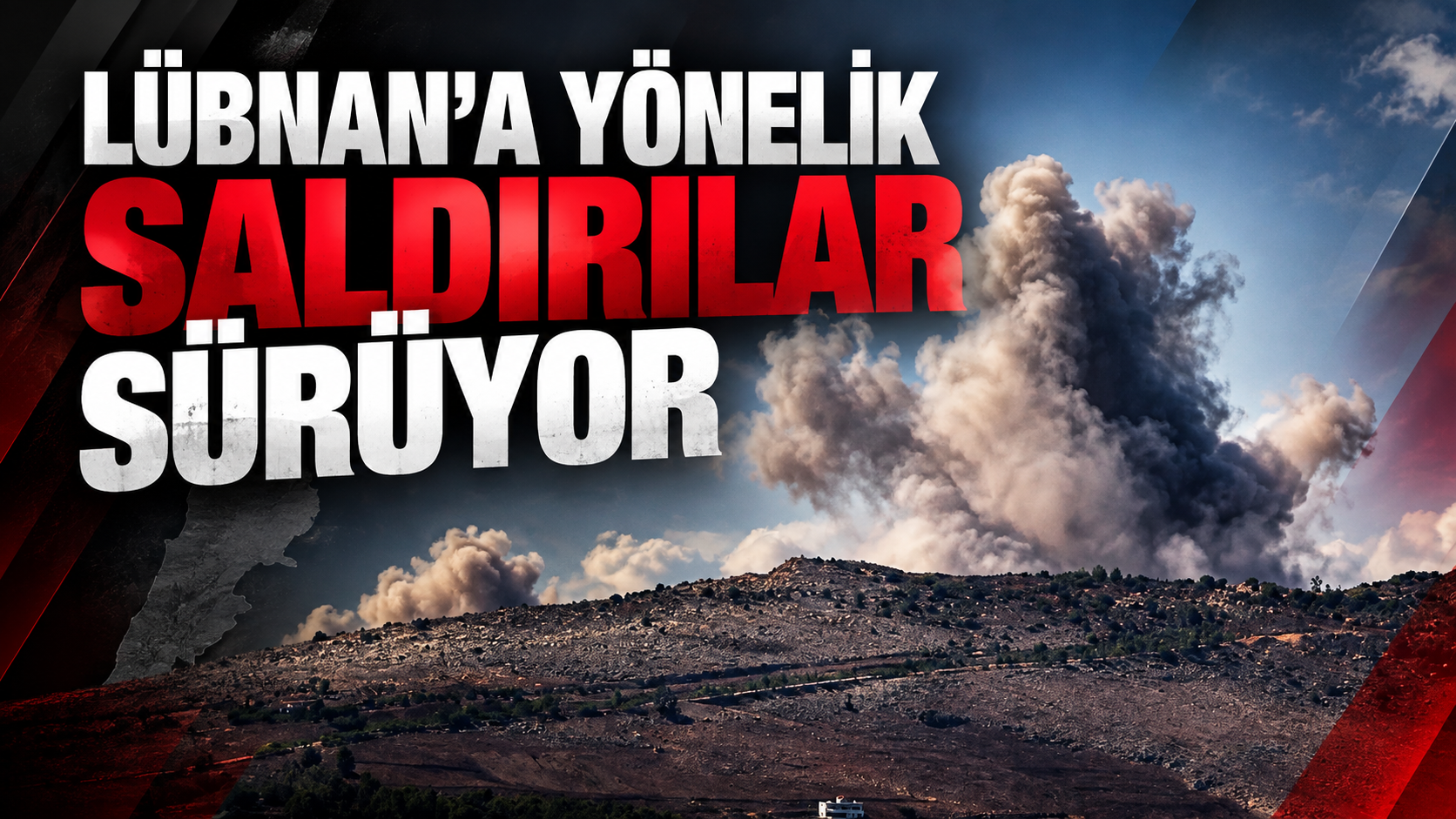 Lübnan'a Yönelik İşgalci İsrail Saldırıları Sürüyor!