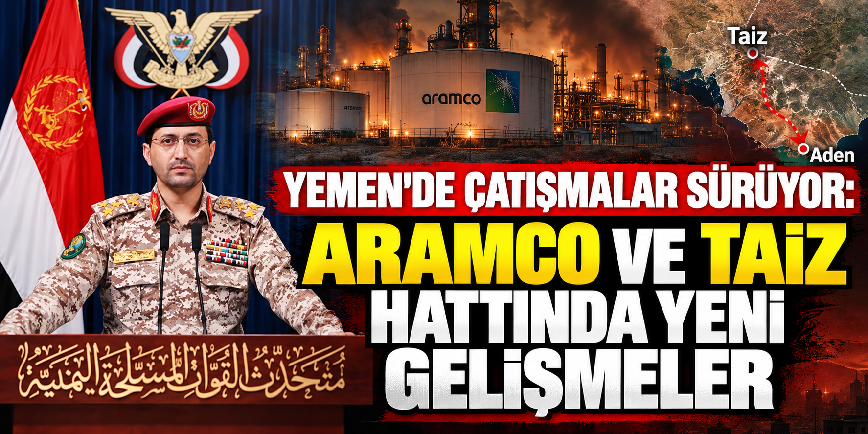Taiz’de kritik ilerleme iddiası: Aramco tesislerine iki operasyon