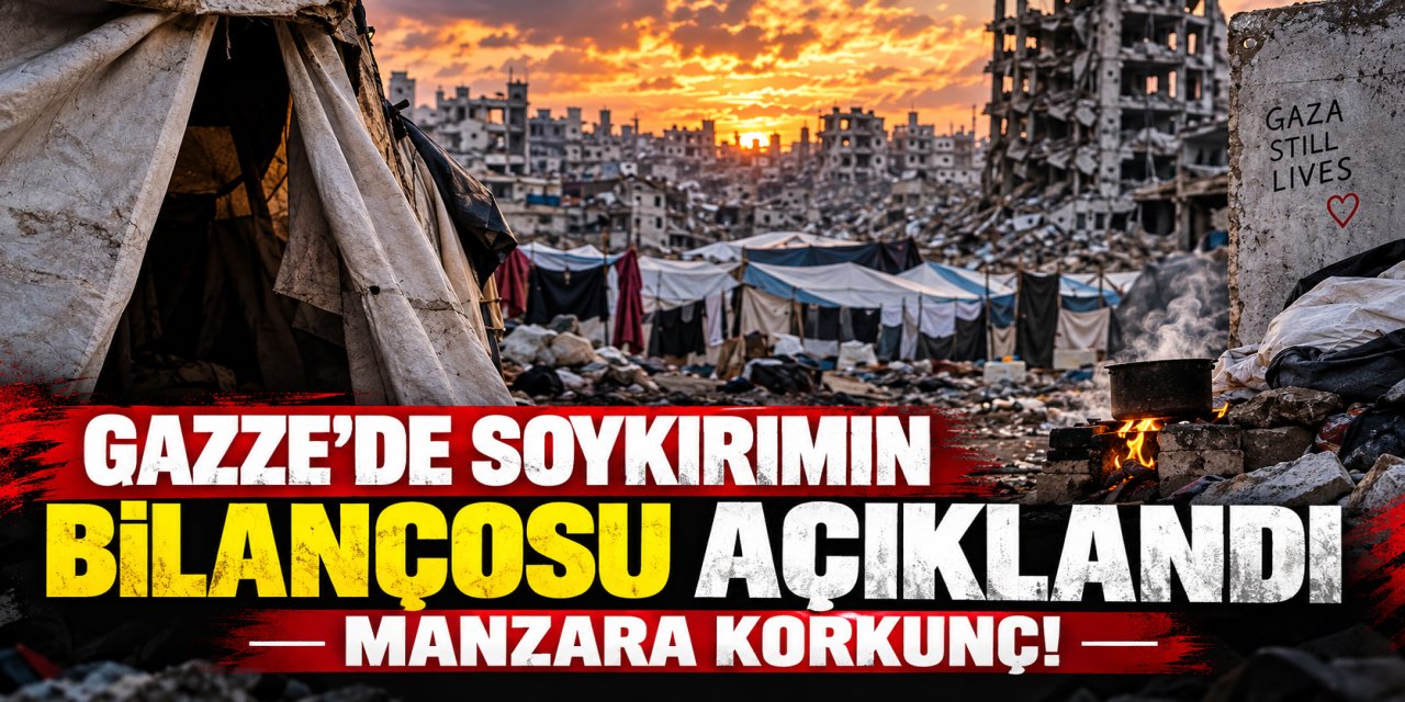 Gazze'deki soykırımın bilançosu açıklandı: Manzara korkunç!